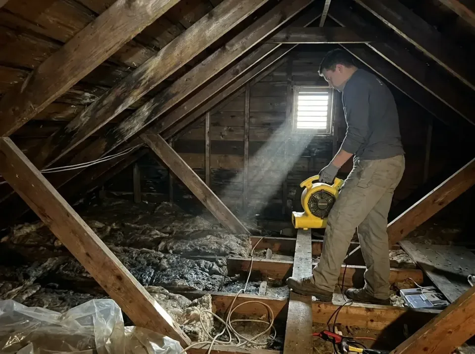 attic-water-damage-drying-proc-007 — frequently asked questions, Emergency Water Extraction & 24/7 Flood Response in Country…